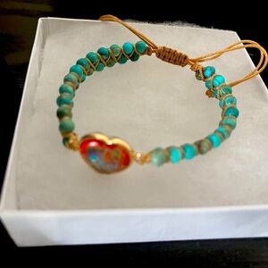 Cyber Sale $7.    Gorgeous precious stones Bracelet.